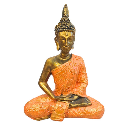 Buda Tailandés 28cm - Símbolo de Paz e Iluminación